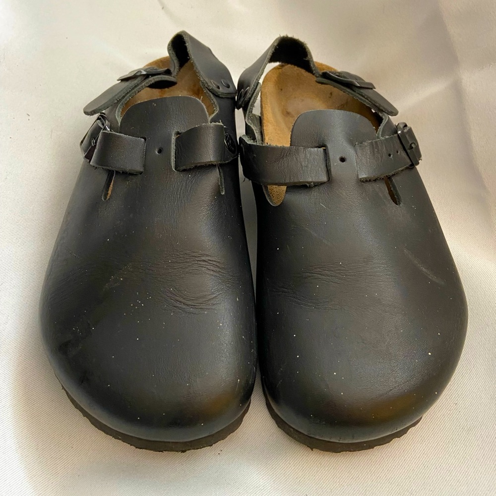 Birkenstock Tokyo clog black leather size 38